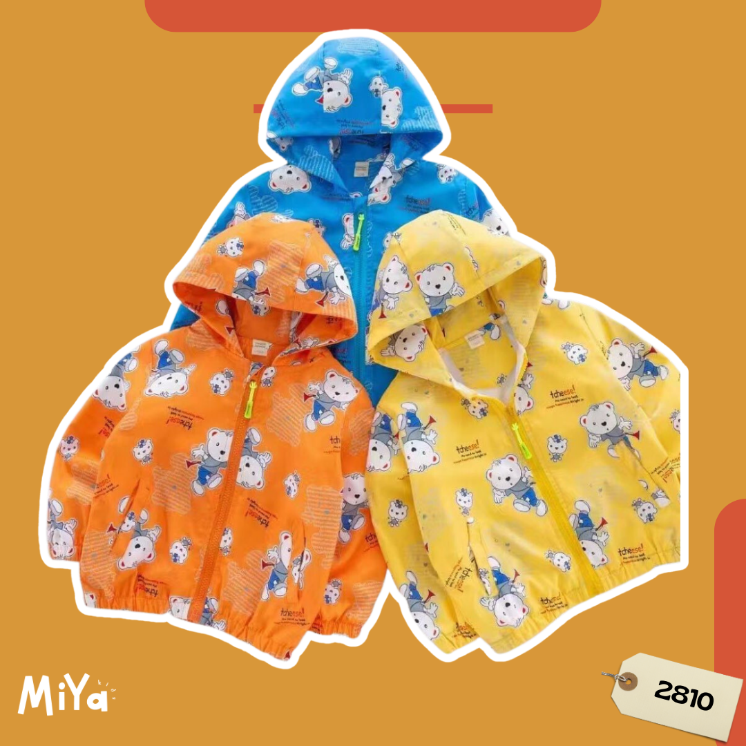 Corta-vento Ursinhos | Miya Kids - Tamanho 2 ao 6