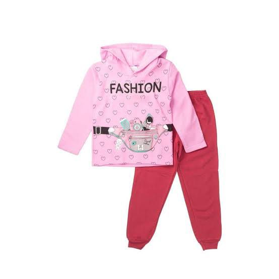 Conjunto 2 peças Feminino Meia Estação - Blusa com capuz e Calça Moletom Peluciada! Veste do 10 ao 14