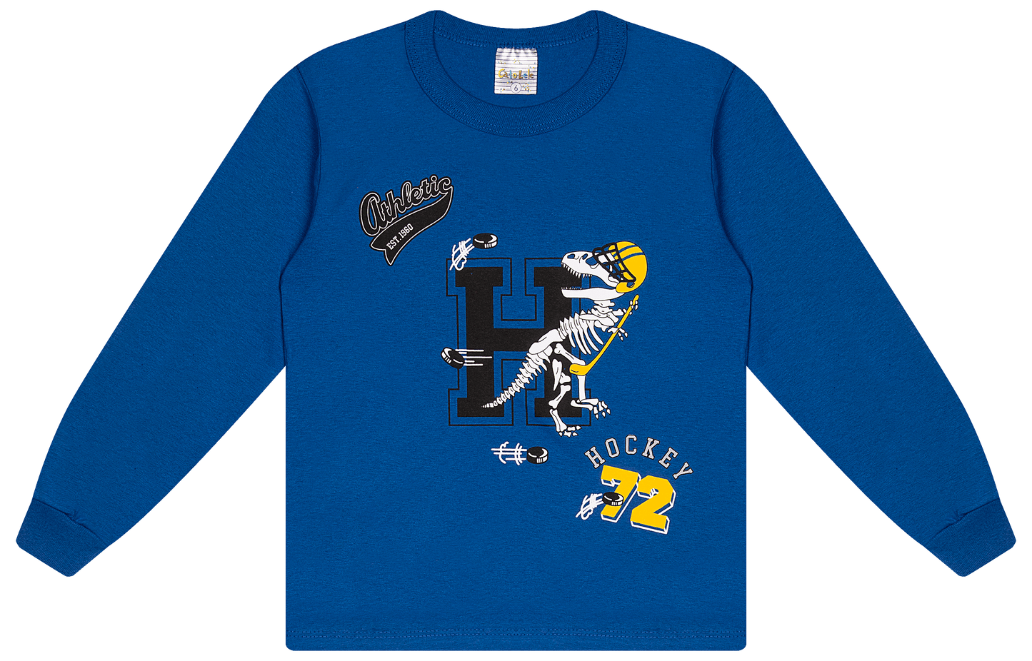 Camiseta Manga longa - Infantil Masculino - Meia Estação - Tamanho 4, 6 e 8