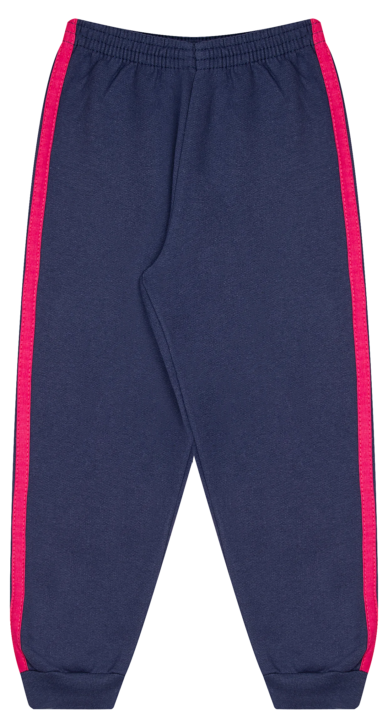 Calça infantil feminina em moletom – Faixa Lateral - Conforto e estilo - Tamanho 4, 6 e 8