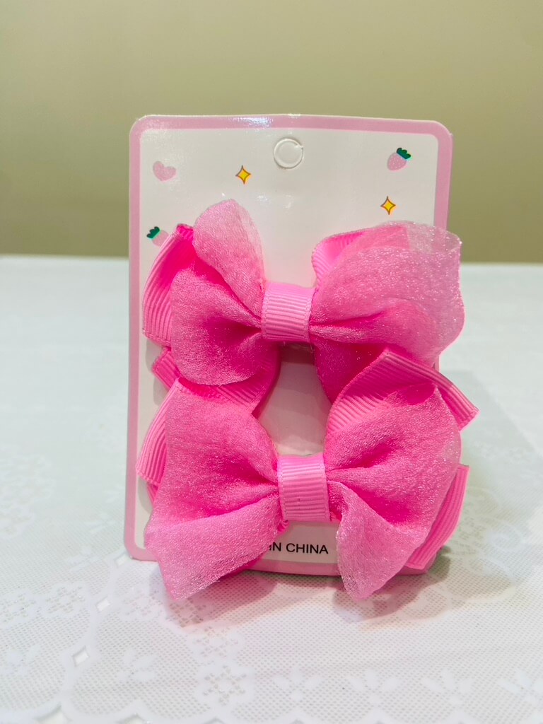 kit de 2 laços com tule