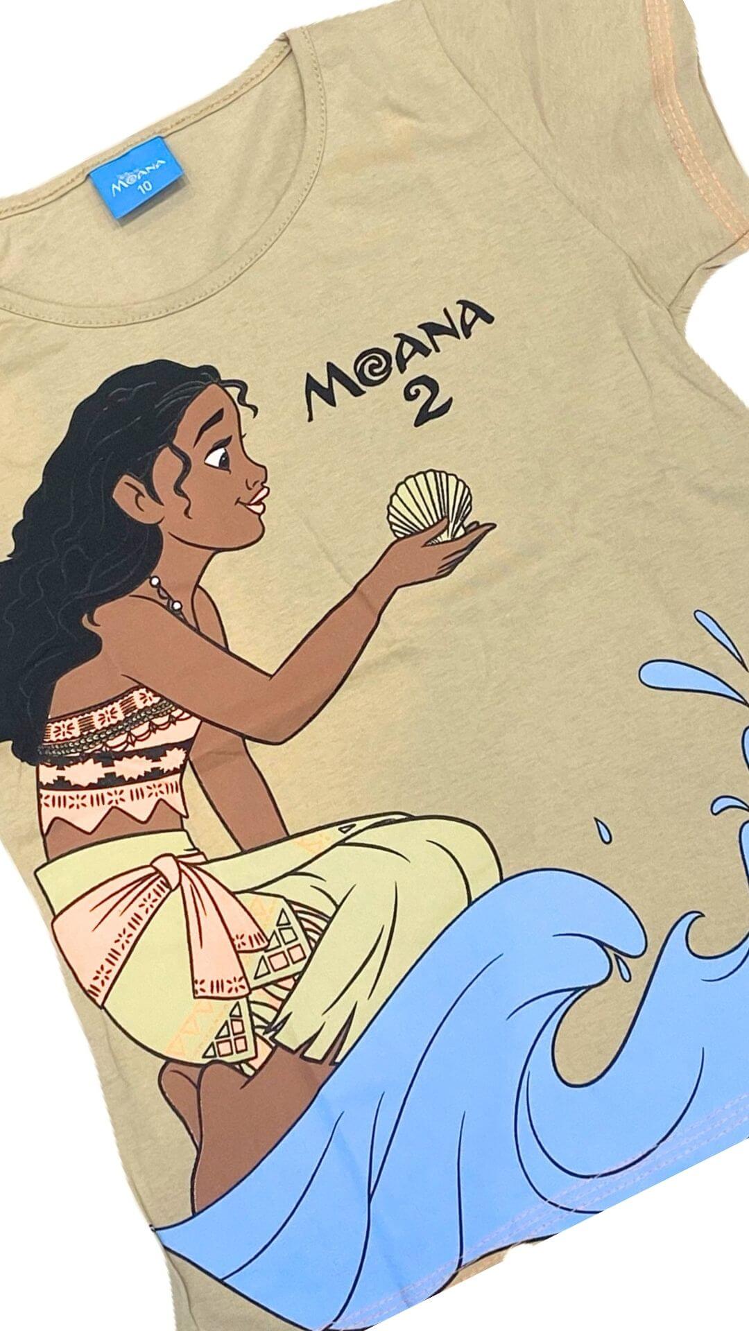 Conjunto Infantil Feminino Moana - Tamanhos 4 e 10