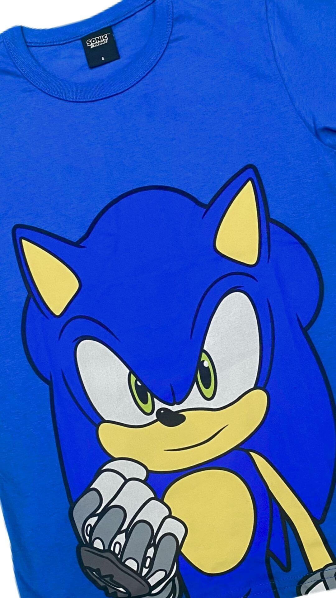 Camiseta Sonic Hedgehog - Tamanho 8 - Brandili