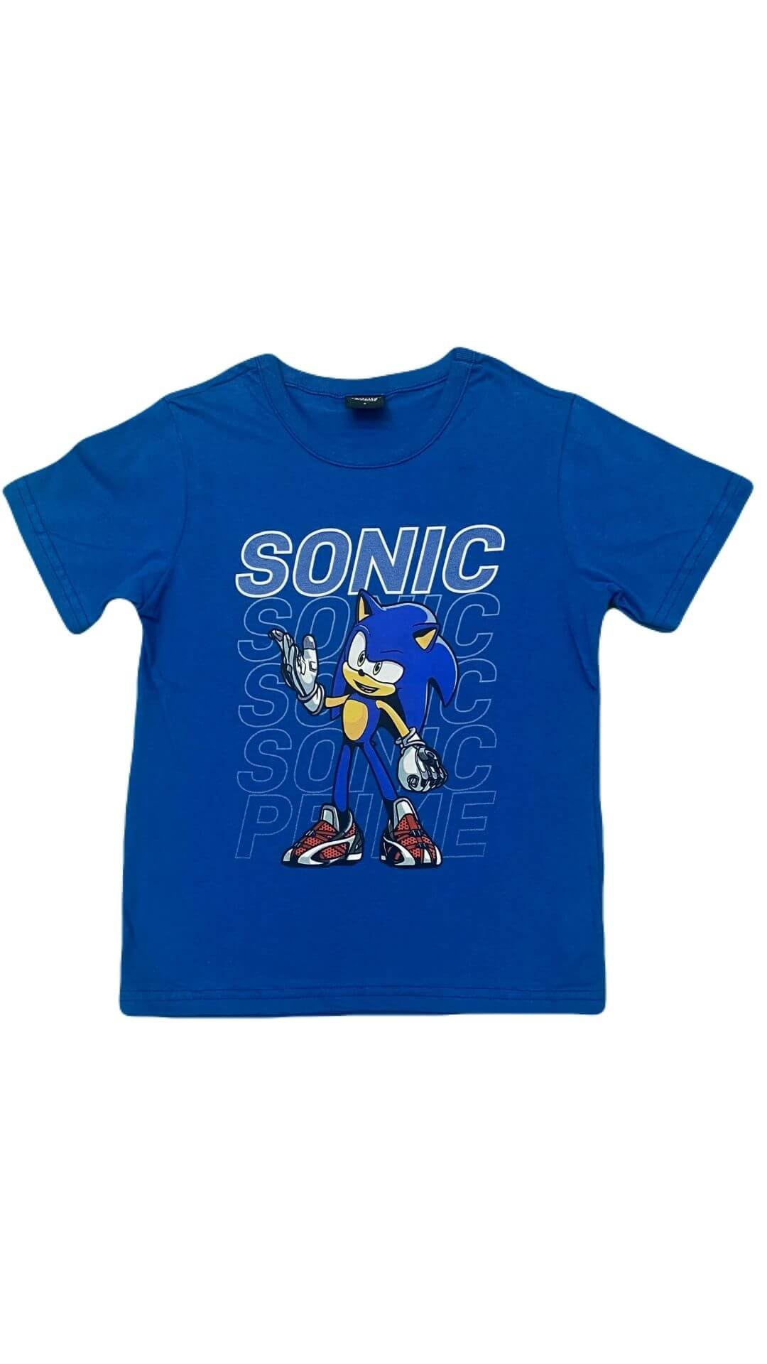 Camiseta Sonic Hedgehog - Tamanho 6 - Brandili