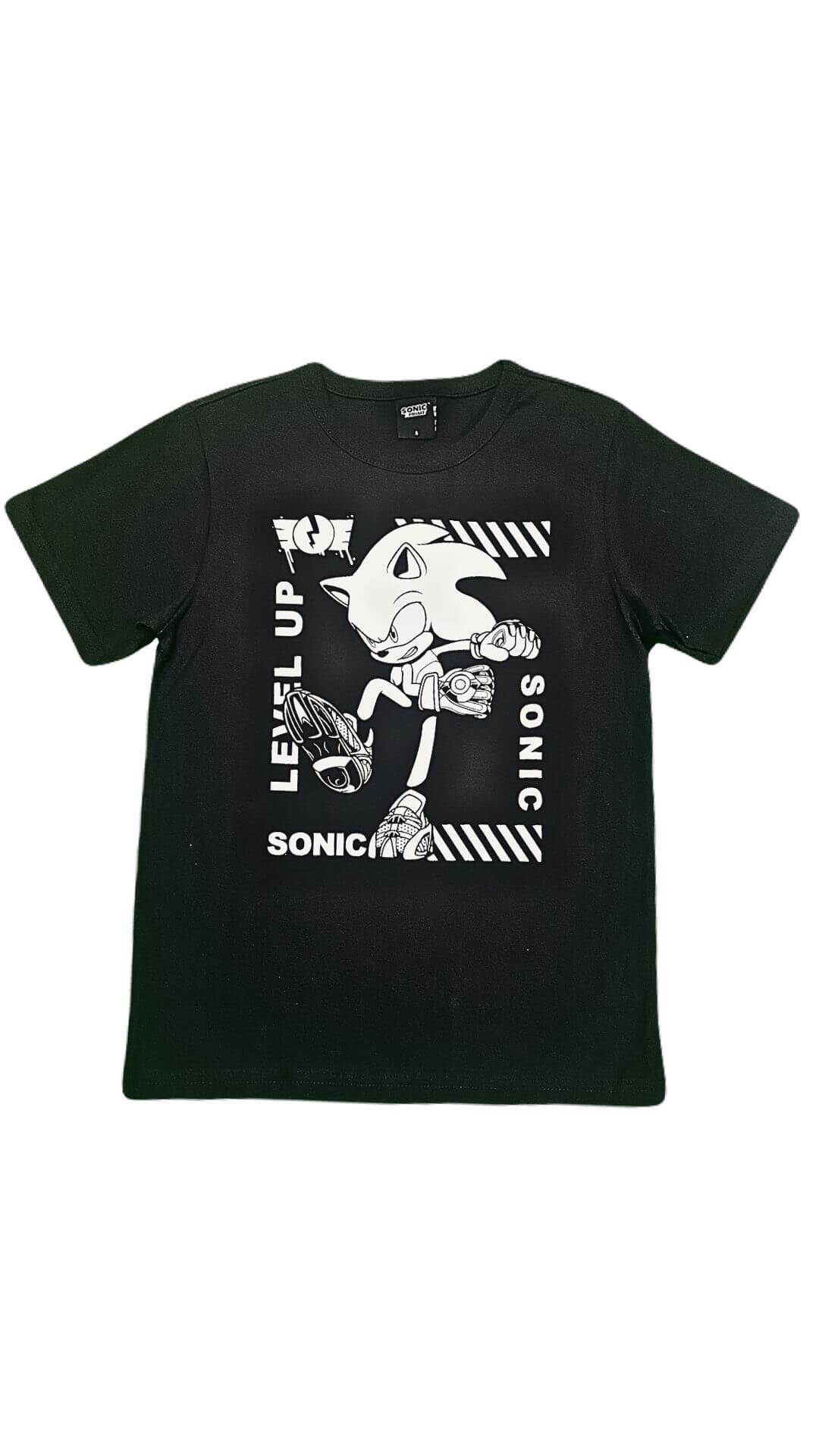 Camiseta Sonic Hedgehog - Tamanho 8 - Brandili