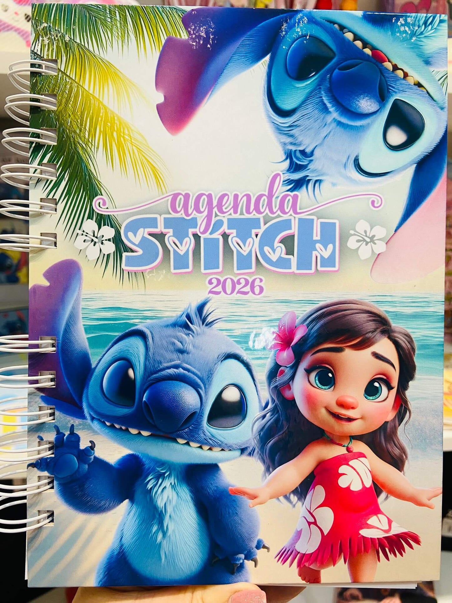 Agenda decorada Stitch 2026