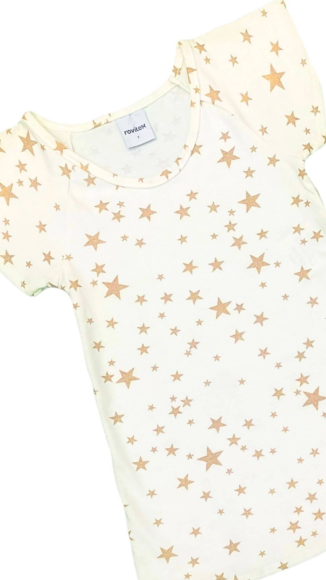 Vestido infantil Festividades Estrela Dourada - tamanho 1 - Rovitex