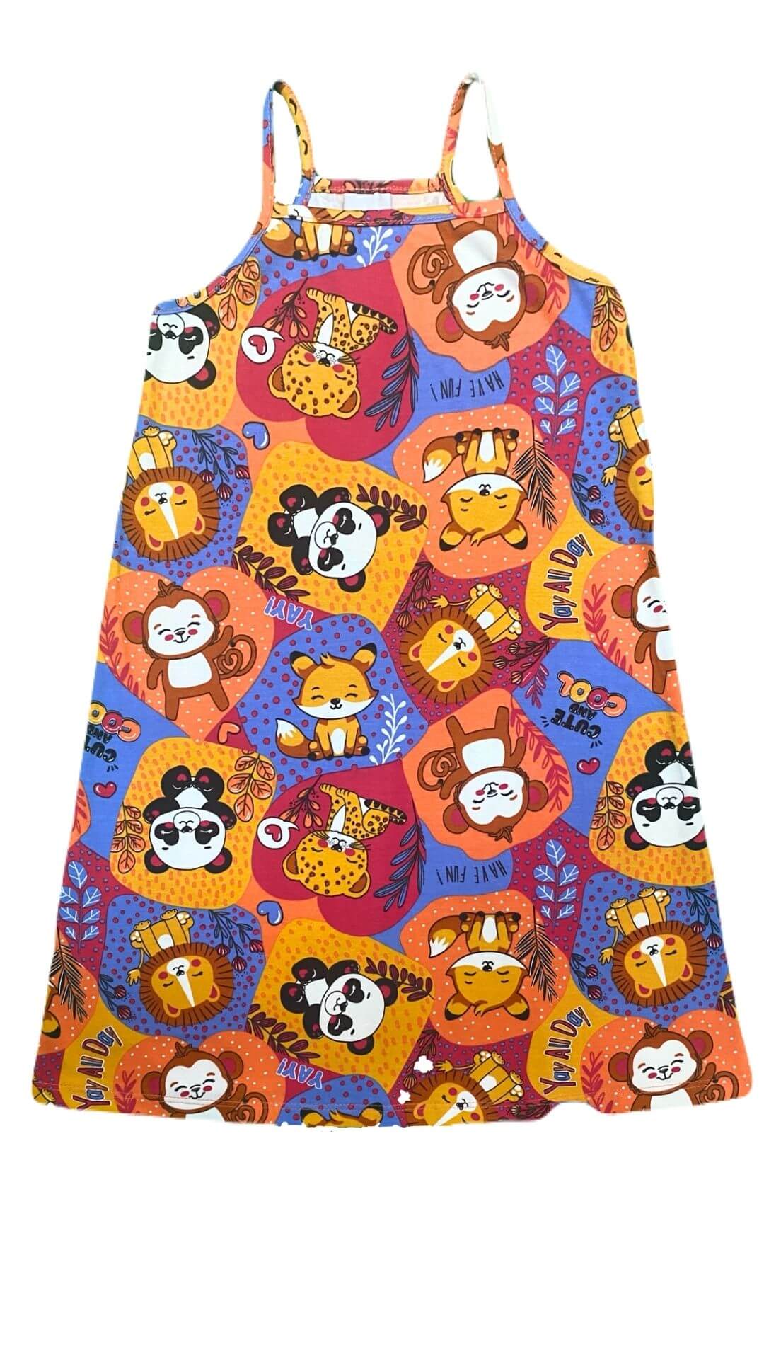 Vestido infantil Animais - tamanho 6 - Rovitex