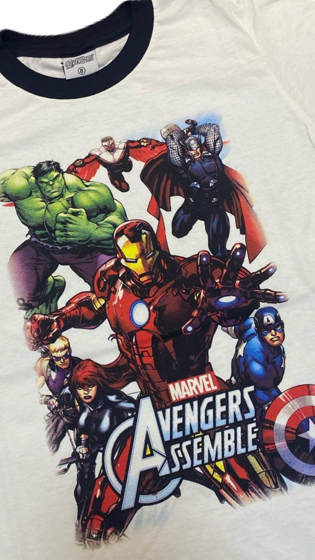 Conjunto Infantil Masculino Vingadores - Tamanho 8