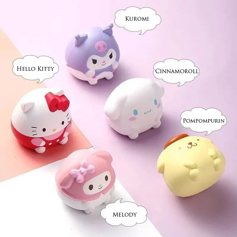 Squishy da turma da Hello Kitty e Stitch