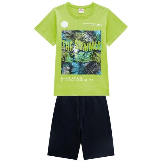 Conjunto Verão Summer Short com Cadarço - Brandili - Tamanho 6