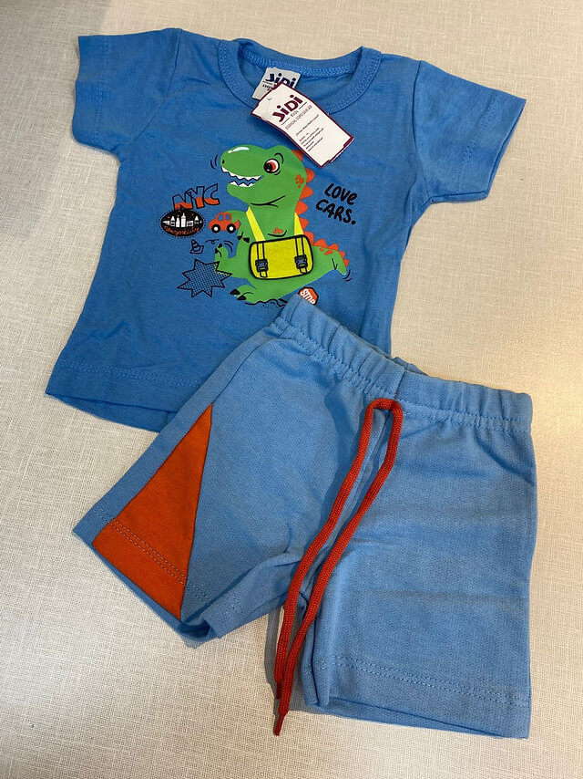 Conjunto Masculino Infantil JIDI - Tamanho do P ao G
