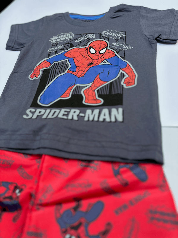 Conjunto 2 peças menino Homem-Aranha | Marvel - Tamanho 2 e 3
