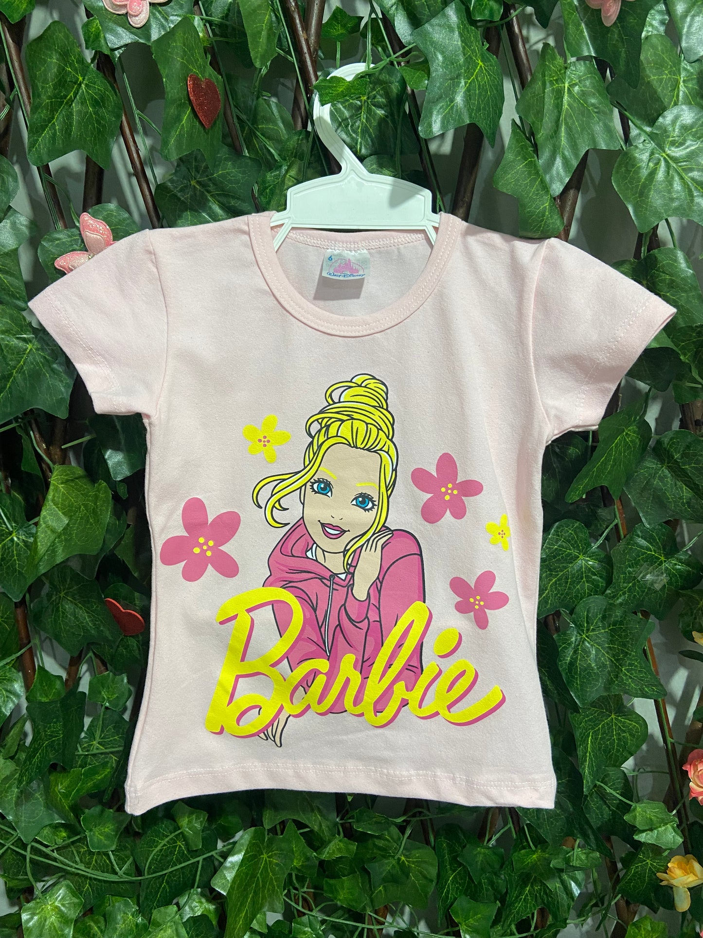 Blusa Infantil Feminina Barbie - Tamanho do 2 ao 12