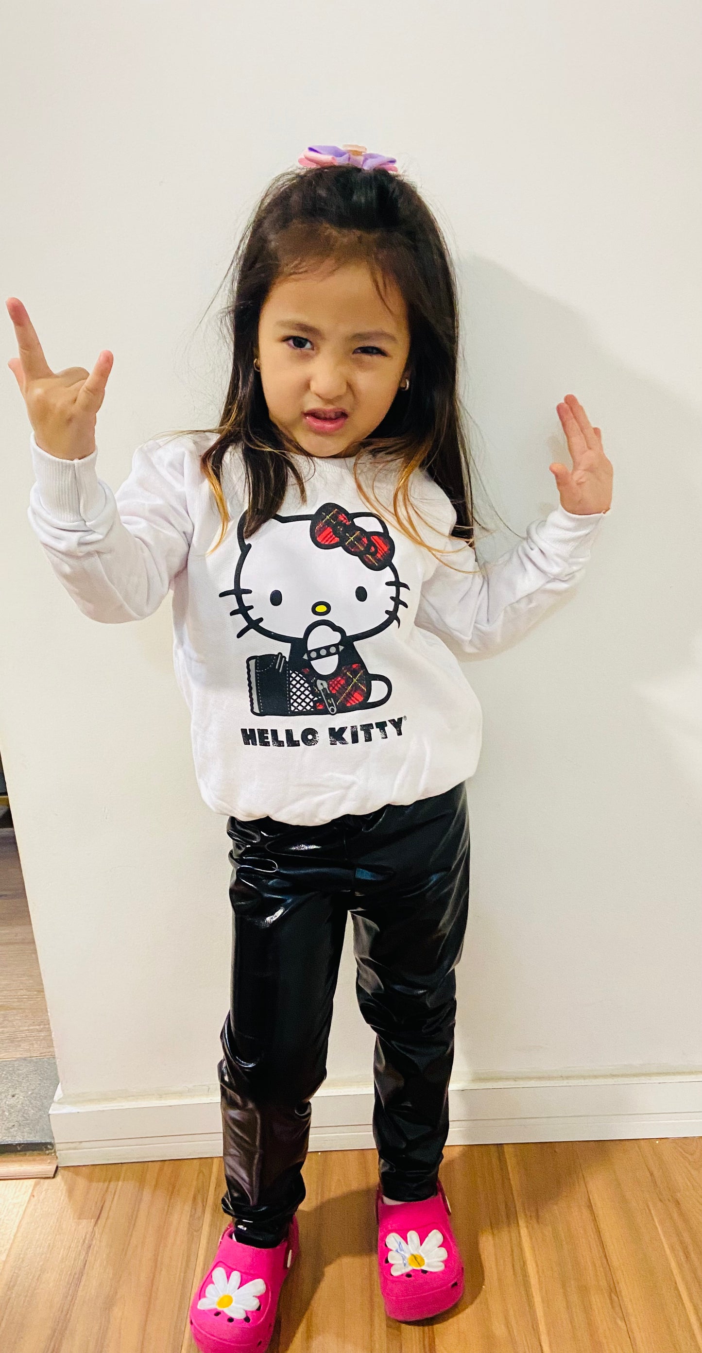 Conjunto Feminino Infantil Gatinha - Hello Kitty - Tamanho do 1 ao 12