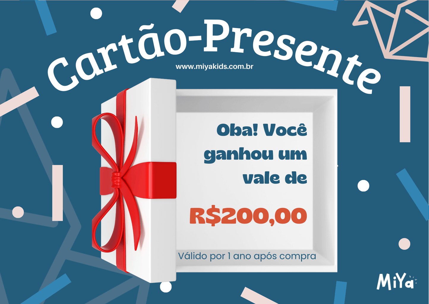 Cartão Presente Miya Kids