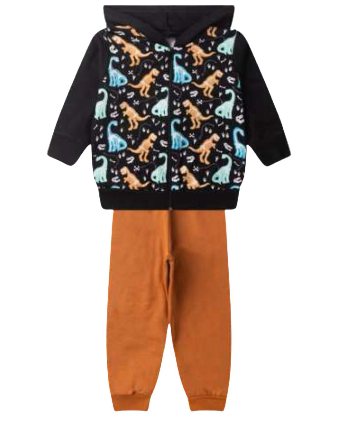 Conjunto 2 peças Masculino Meia Estação - Jaqueta Com Capuz e Calça Moletom Peluciada! Veste do 1 ao 3