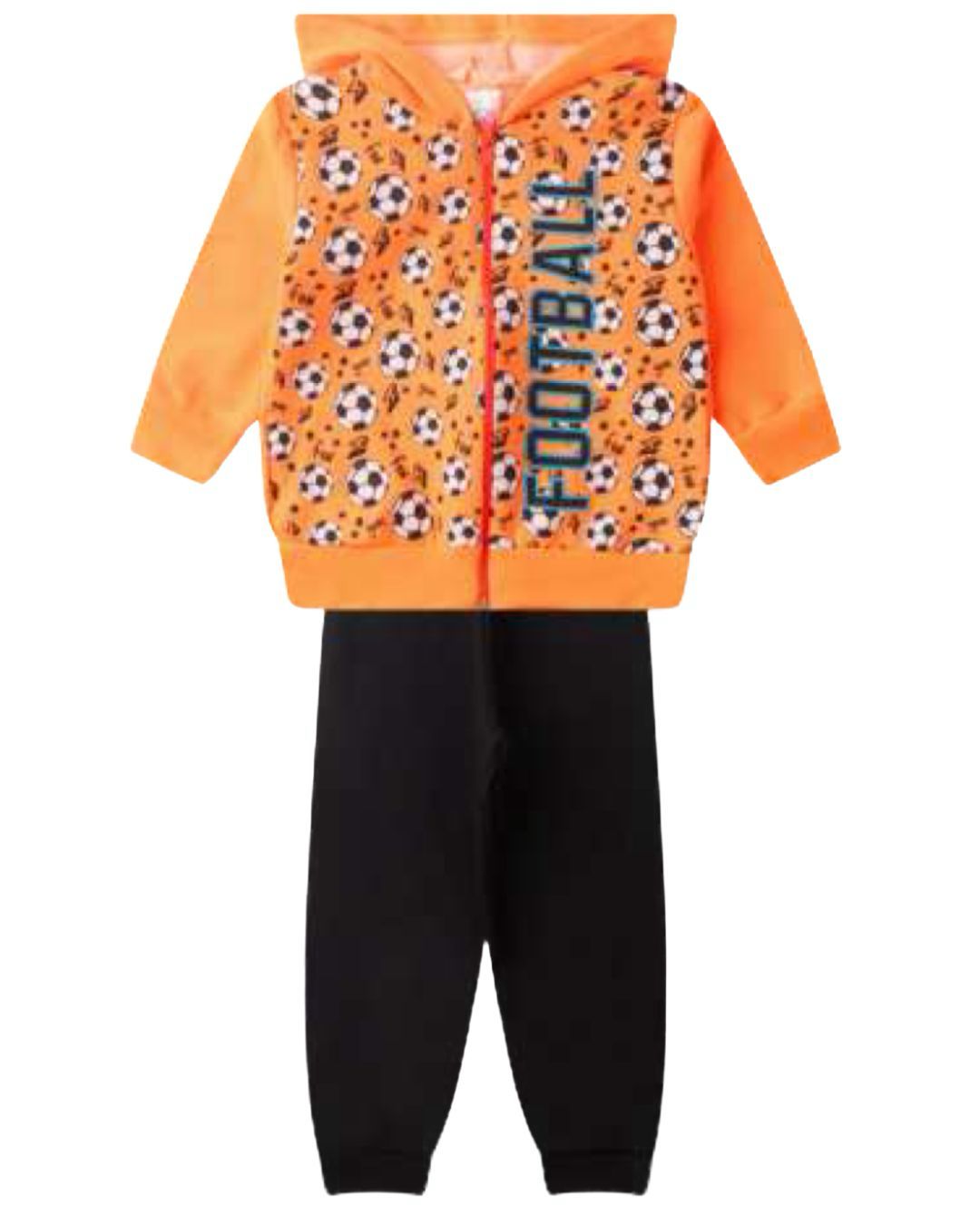 Conjunto 2 peças Masculino Meia Estação - Jaqueta Com Capuz e Calça Moletom Peluciada! Veste do 1 ao 3