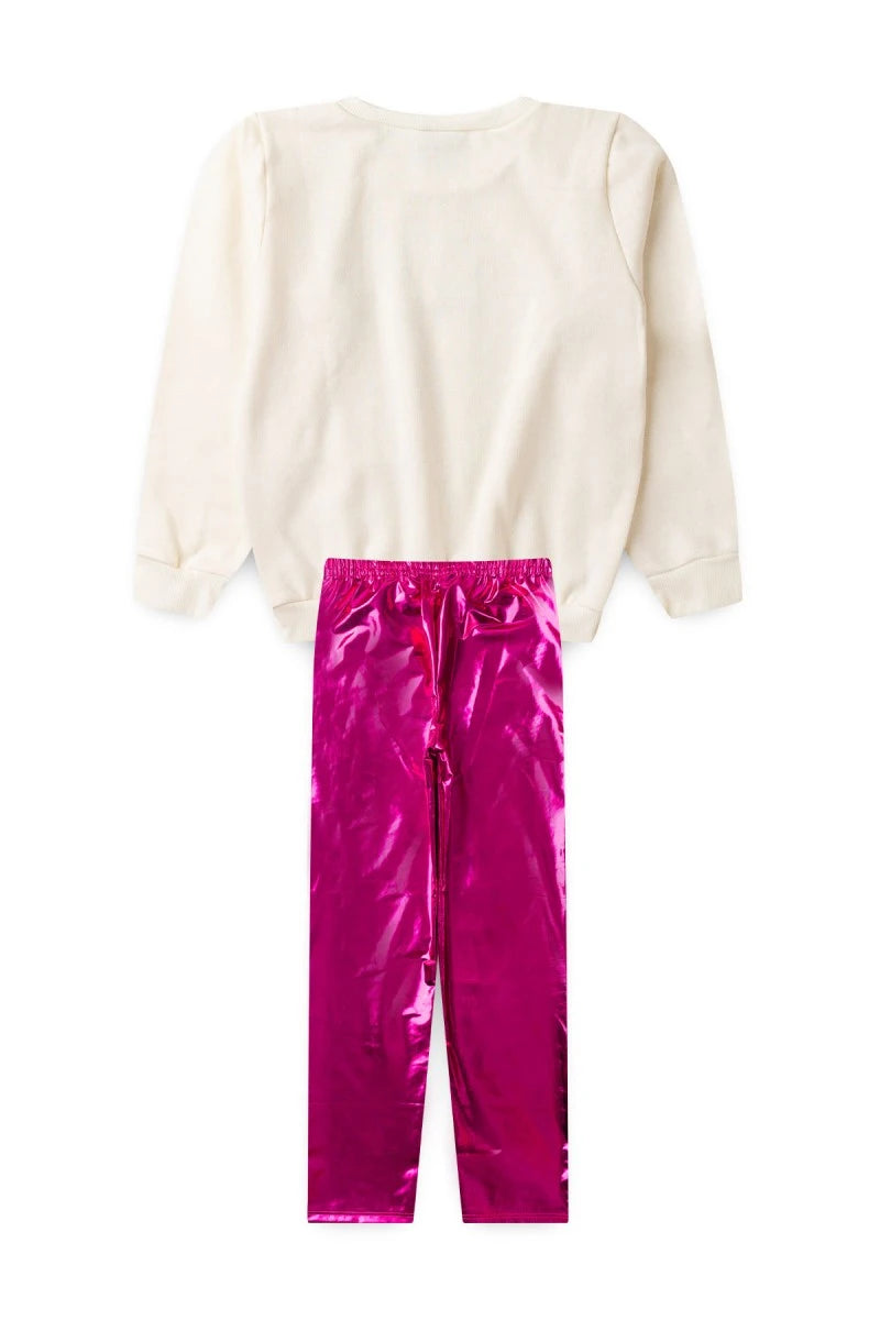 Conjunto Feminino Infantil Fotos - Hello Kitty - Tamanho do 1 ao 12