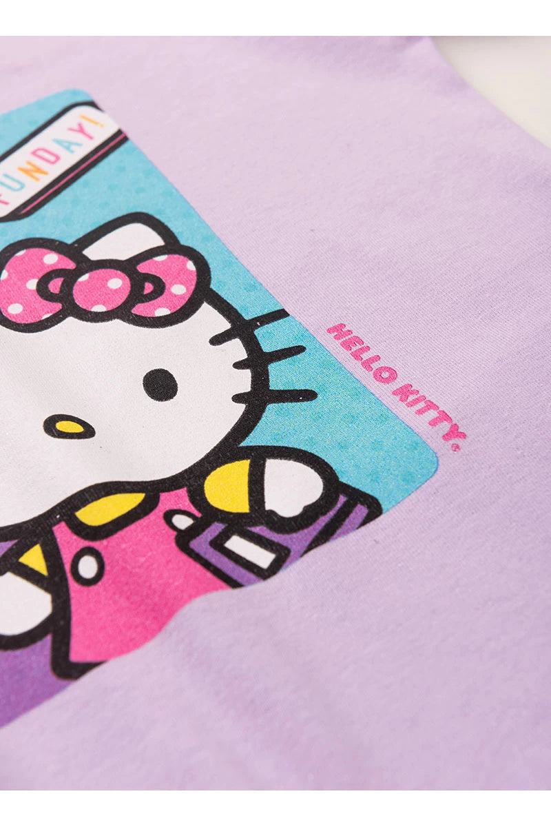 Conjunto Feminino Infantil Funday - Hello Kitty - Tamanhos 1 e 10