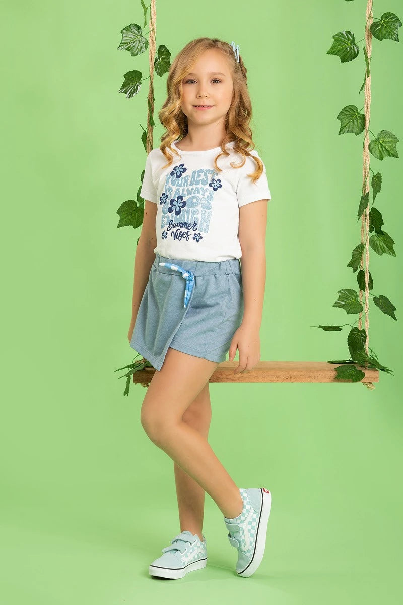 Conjunto Infantil Feminino O Seu Melhor - Tamanho 4 e 10