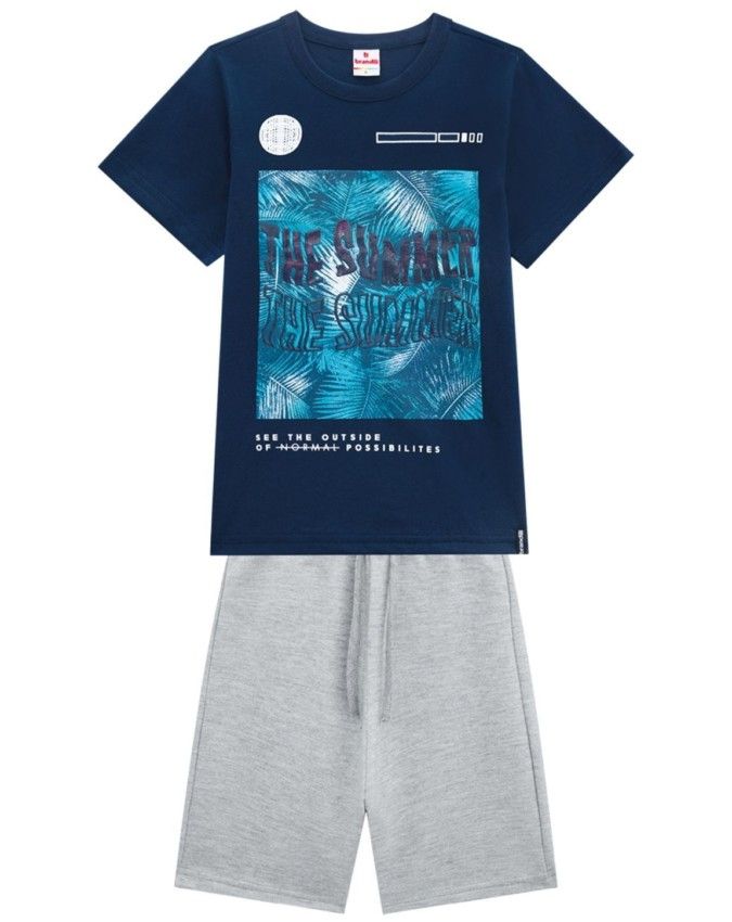 Conjunto Verão Summer Short com Cadarço - Brandili - Tamanho 6