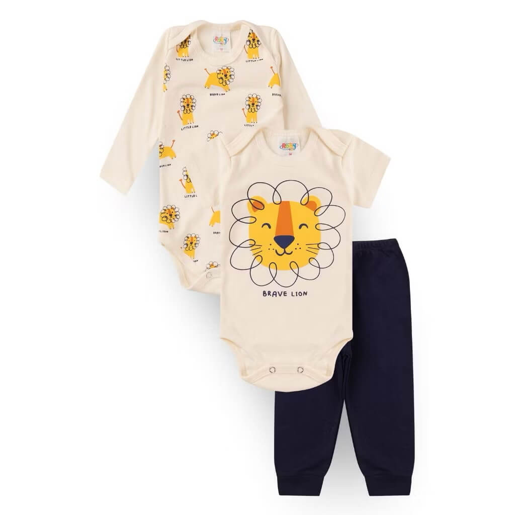 Trijunto Baby Masculino - Tamanhos do P ao GG
