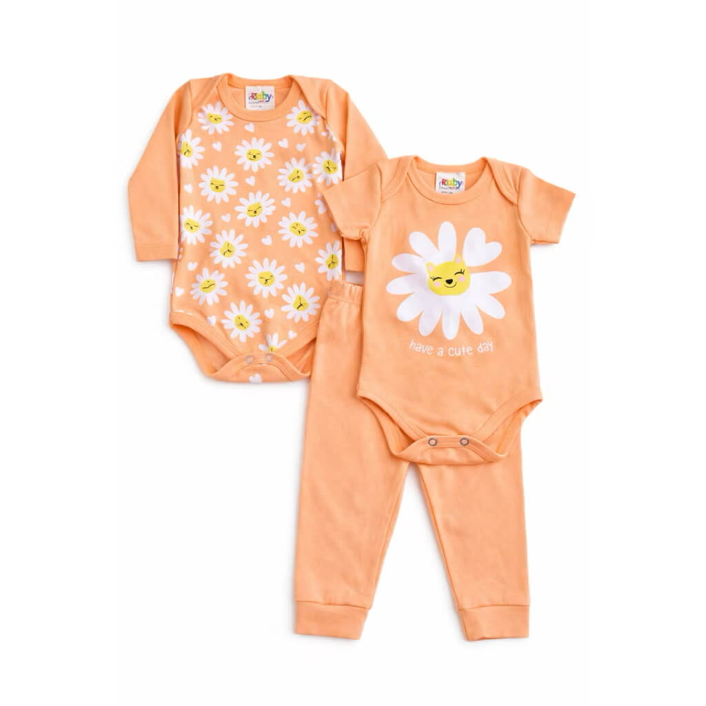 Trijunto Baby Feminino - Tamanhos do P ao GG