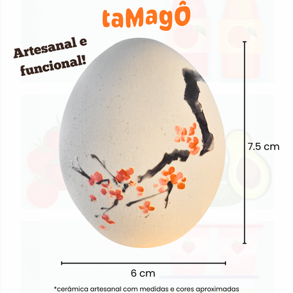 Tamagô, o Ovo Neutralizador Mineral de Ceramica com Feldspato Tira Cheiro, Desodorizador, Tira Odor