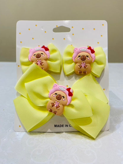 kit de 3 laços Capivara