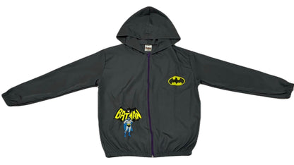 Jaqueta Corta Vento Infantil Masculino Batman - Tamanhos 4, 8 e 10