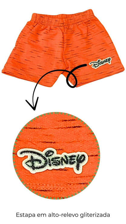 Conjunto Infantil Masculino Pooh e Tigrão - Tamanhos 1 e 3