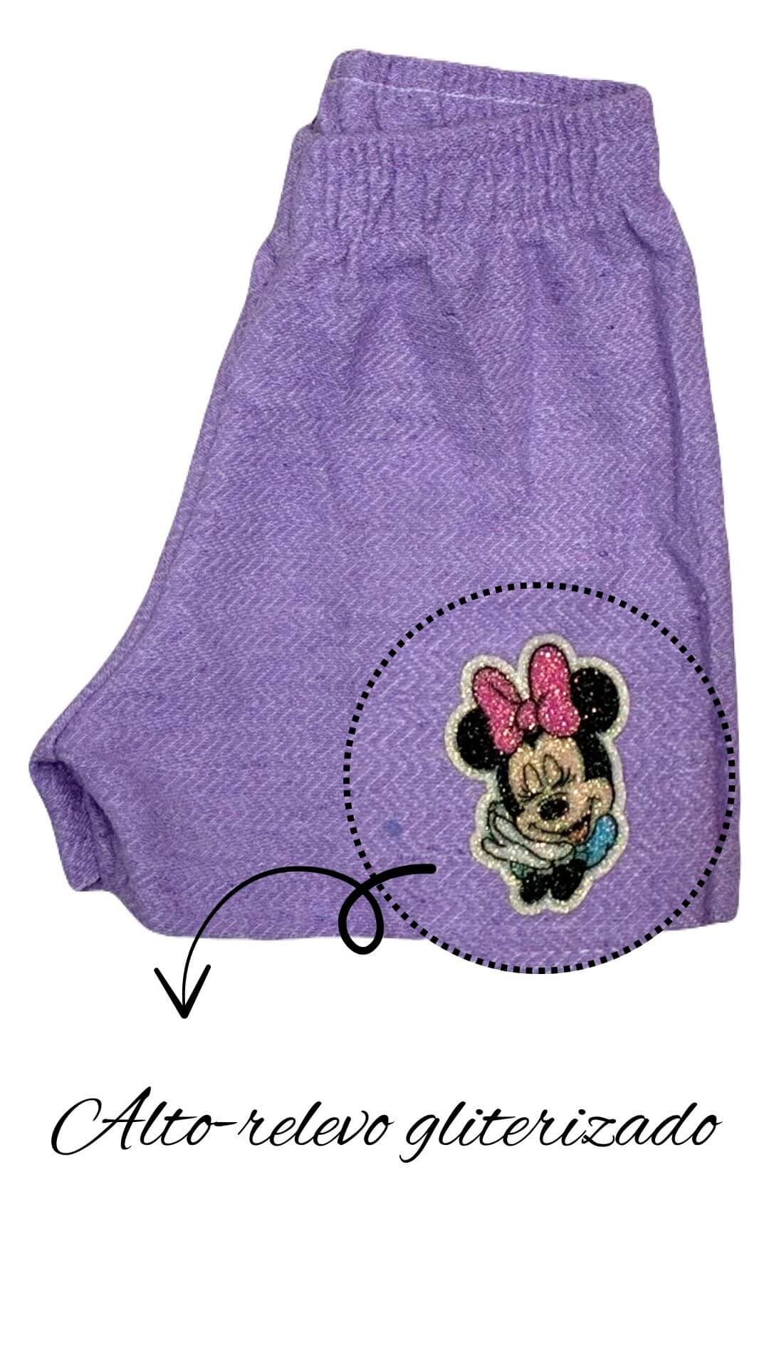 Conjunto Infantil Feminino Minnie e Margarida - Tamanho 1