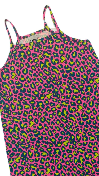 Vestido infantil Oncinha Pink - tamanho 6 - Rovitex