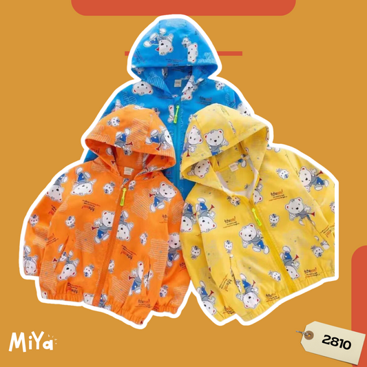 Corta-vento Ursinhos | Miya Kids - Tamanho 2 ao 6