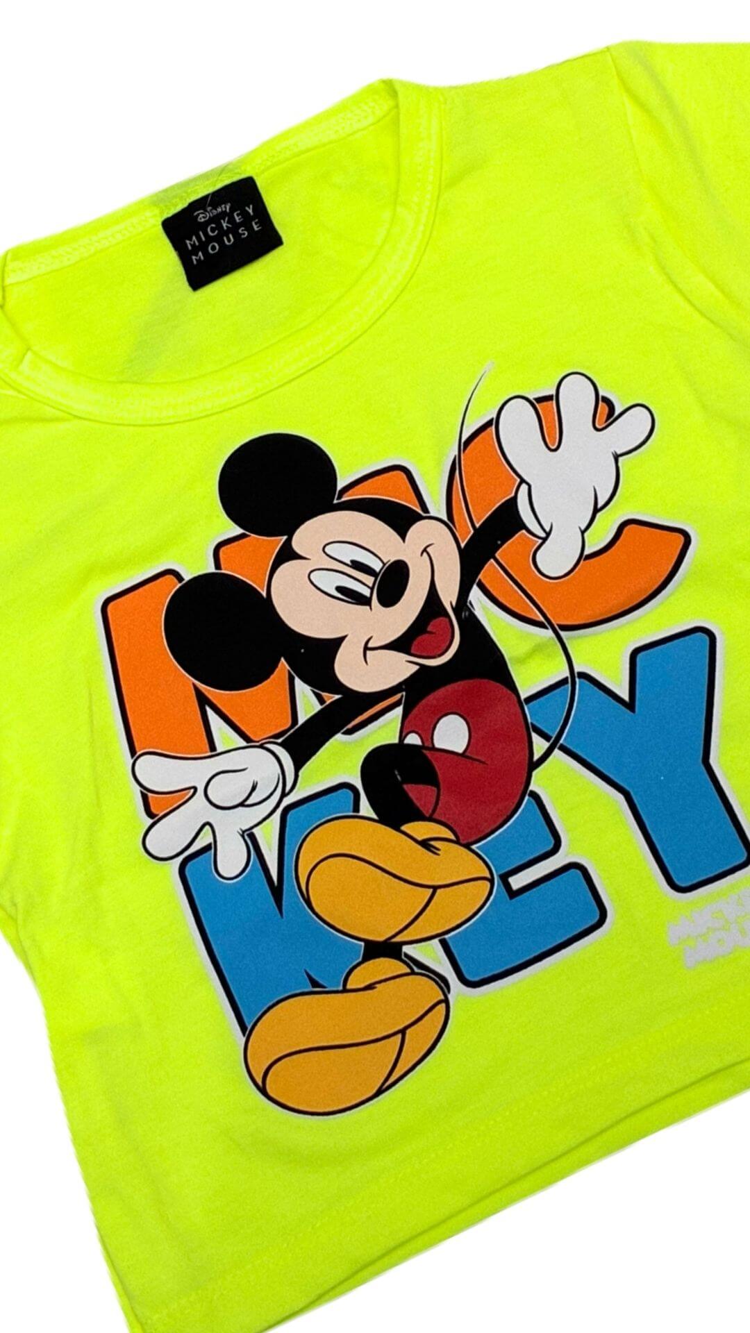 Conjunto Infantil Feminino Mickey - Tamanho 4