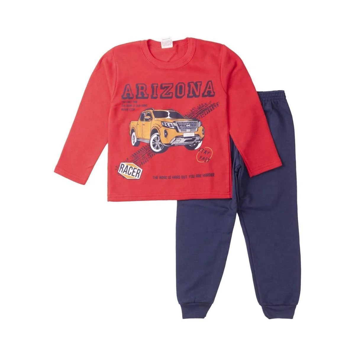 Conjunto 2 peças Masculino  Meia Estação - Blusa e Calça Moletom Peluciada! Veste do 10 ao 14