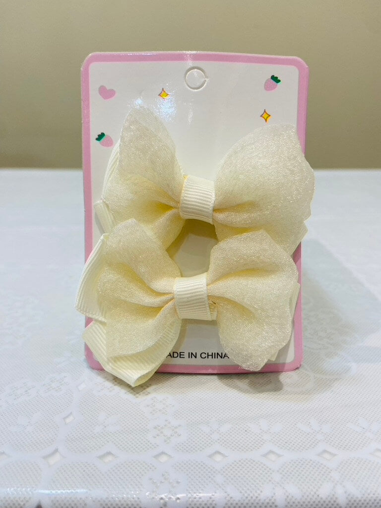kit de 2 laços com tule