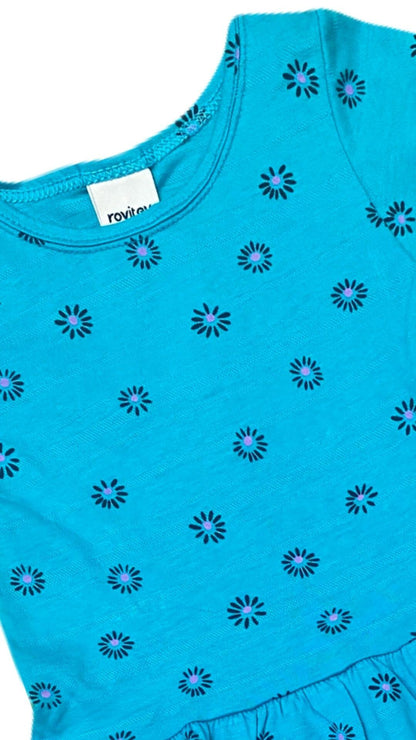Vestido infantil Florzinha - tamanho 3 - Rovitex