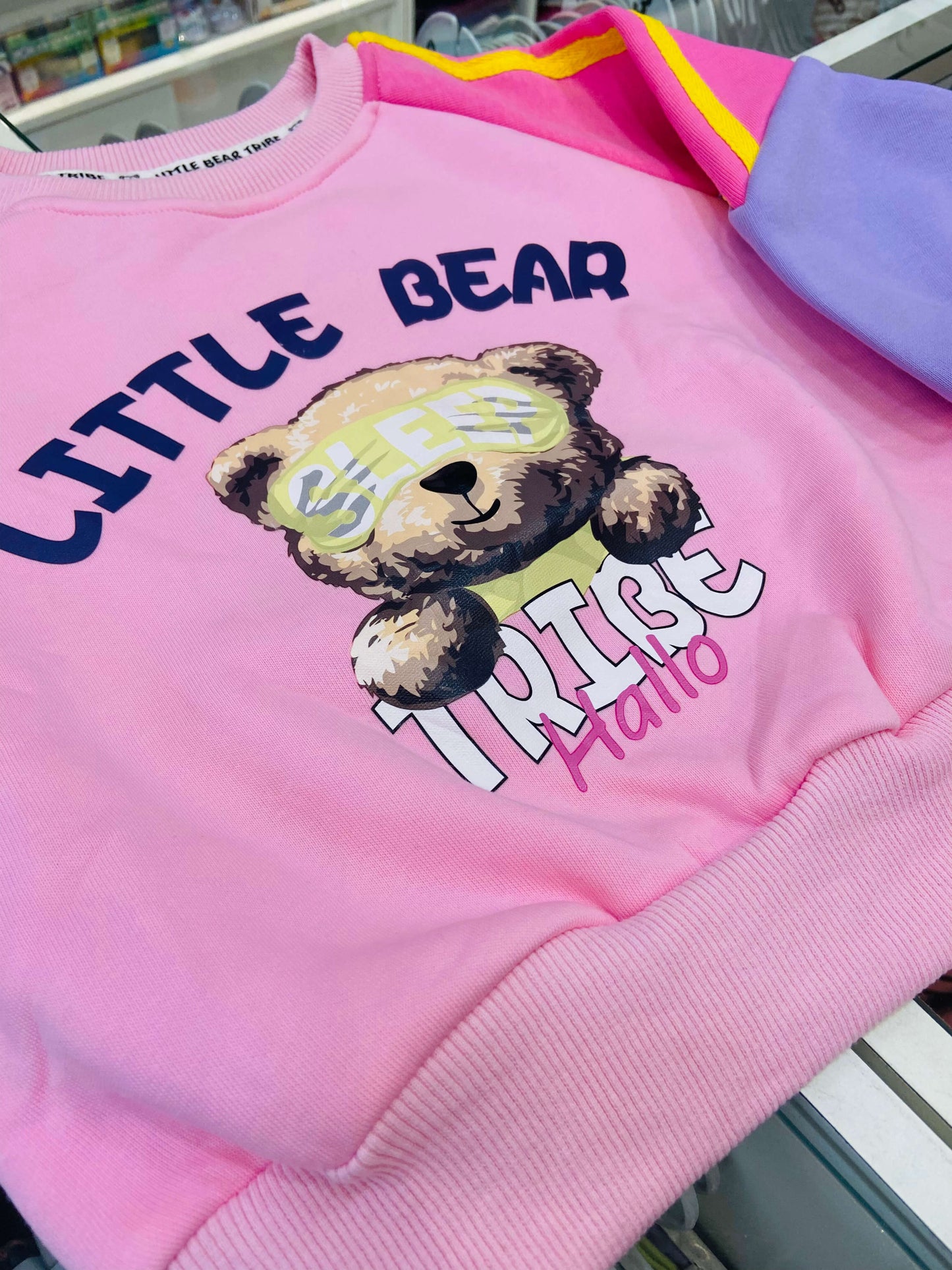 Blusão infantil Premium Little Bear Sleep - Tamanhos 4 e 12