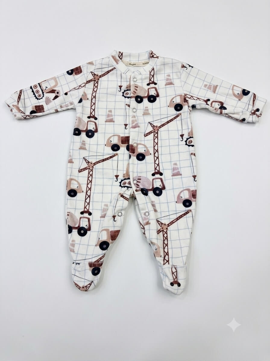 Macacão Masculino em Plush Soft Premium - Tamanho do RN ao M