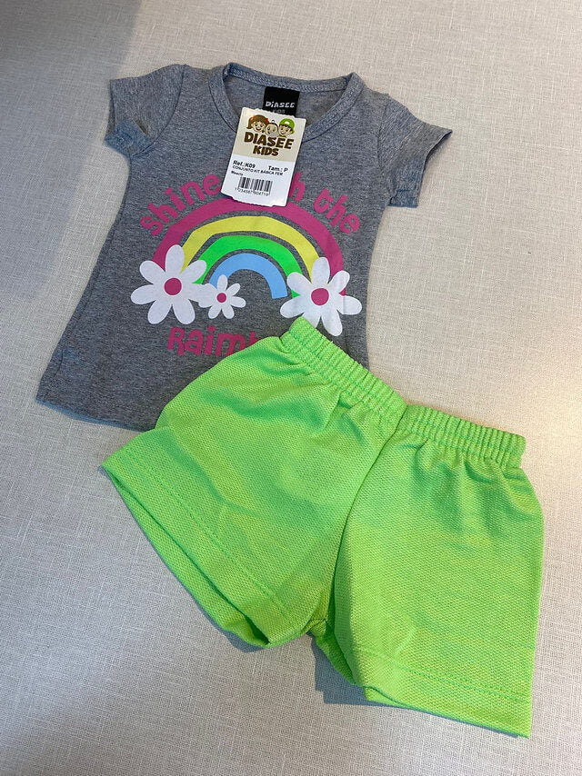 Conjunto Feminino Infantil JIDI - Tamanho do P ao G