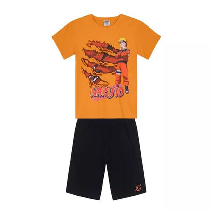 Conjunto Naruto - Tamanho 6 ao 14 - Brandili