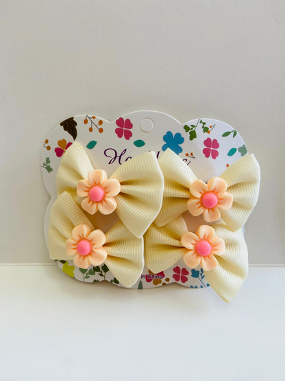 kit de 4 laços flores