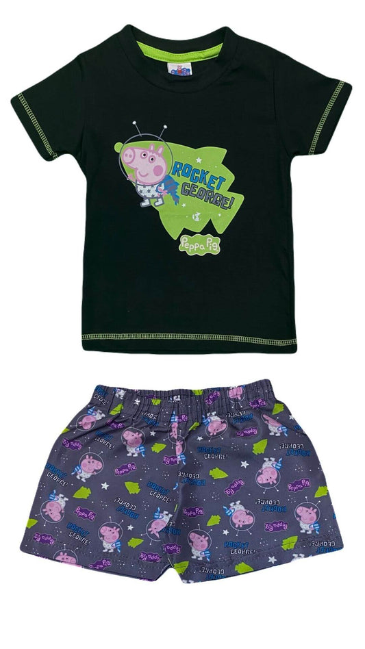 Conjunto Infantil Masculino George Pig - Tamanho 1