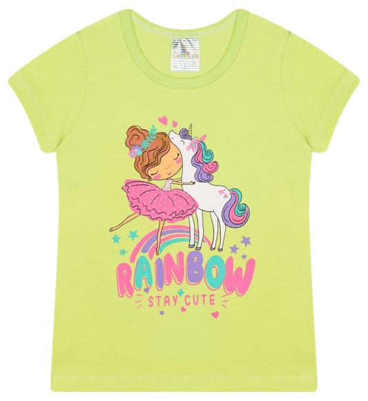 Blusa Manga Curta Avulsa Feminina - Dia a Dia - Tamanho do 1 ao 3