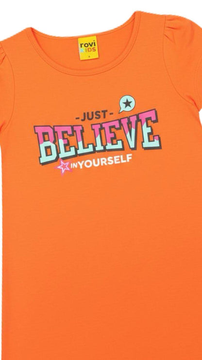 Vestido infantil Acredite - tamanho 4 - Rovitex