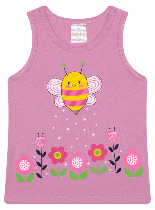 Blusa Regata Avulsa Feminina - Dia a Dia - Tamanho do 1 ao 3