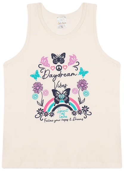 Blusa Regata Avulsa Feminina - Dia a Dia - Tamanho do 10 ao 14