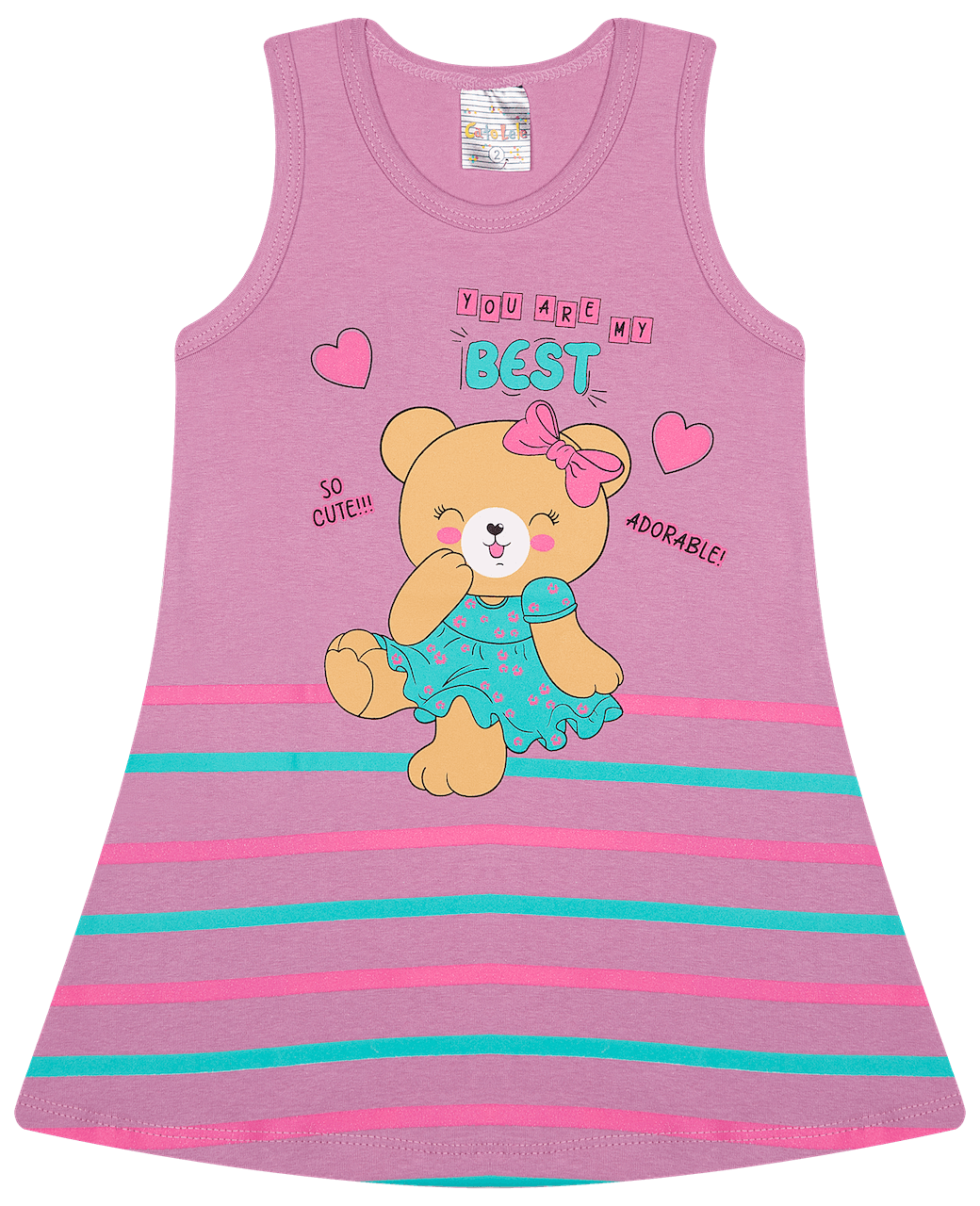 Vestido Verão - Cato Lele - Tamanho 1 ao 3